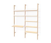 Branch-2 Shelving Unit with Desk