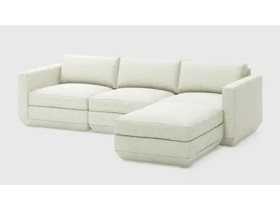 Podium Modular 4 PC Sectional (Right Facing)