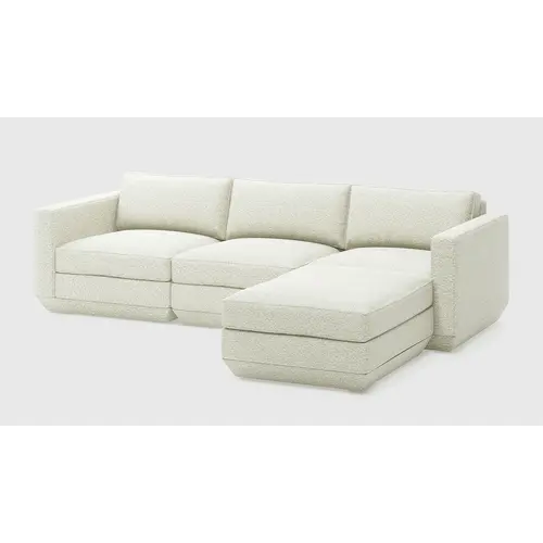 Podium Modular 4 PC Sectional (Right Facing)