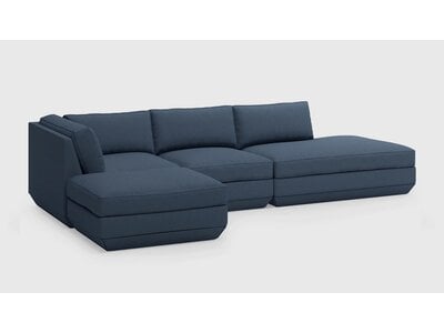 Podium Modular 4 PC Lounge Sectional B (Left Facing)