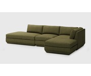 Podium Modular 4 PC Lounge Sectional B (Right Facing)