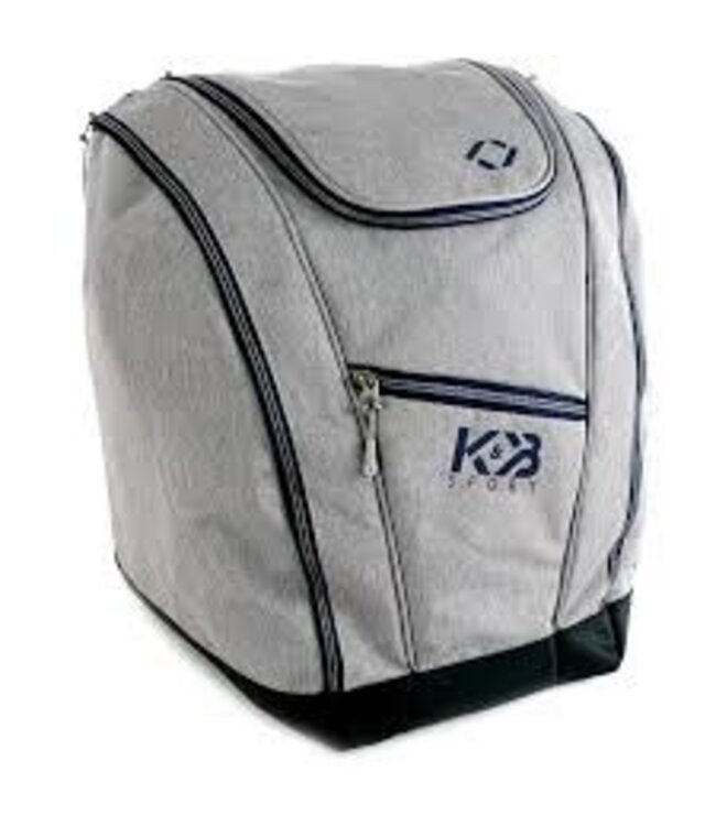 K&B K&B Ski boot backpack LT Grey-Navy 65L
