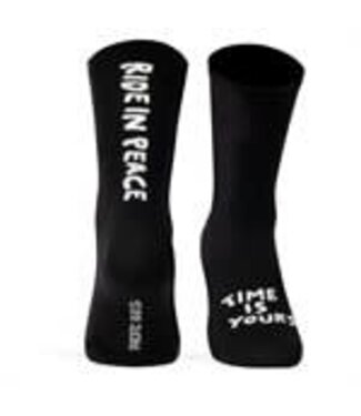 Pacific & Co Chaussettes Pacific & Co. Tricot RIDE IN PEACE Noir S / M