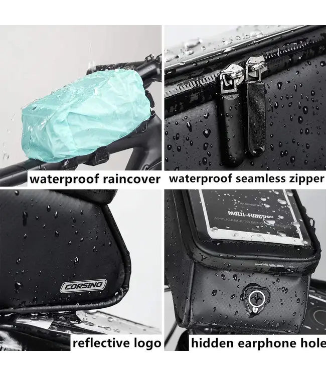 Corsino Compass Frame Bag 1.5L Black