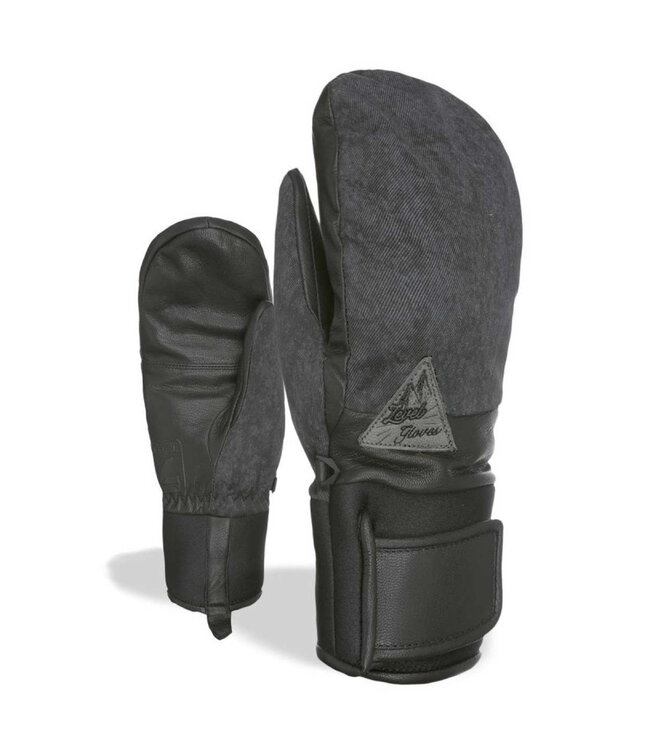 Level level Glove Rover Mitt Black-Grey