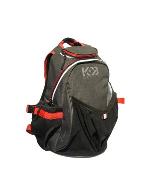 K&B K&B JR Ski boot backpack Charcoal/red 21L