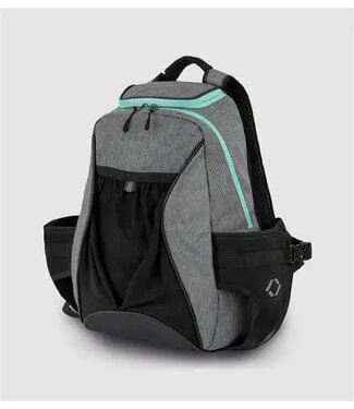 K&B K&B JR Ski boot backpack Grey Aqua 21L