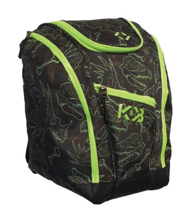 K&B K&B Junior Ski Boot Backpack Dino 38L