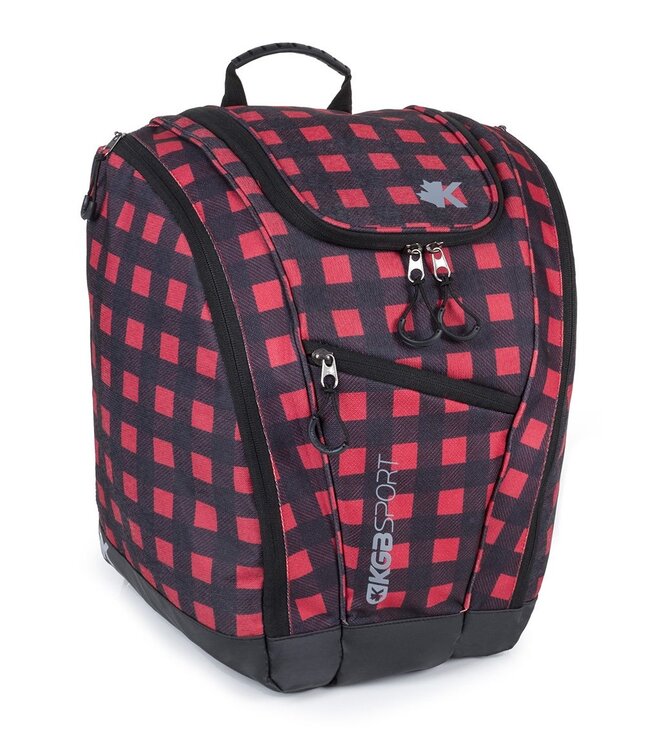 K&B K&B Junior Ski Boot Backpack Hunter Red 38L