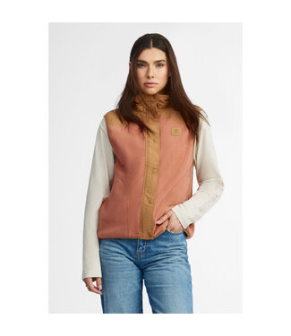 Hors La Loi Ladies Polar Vest Cedar Wood