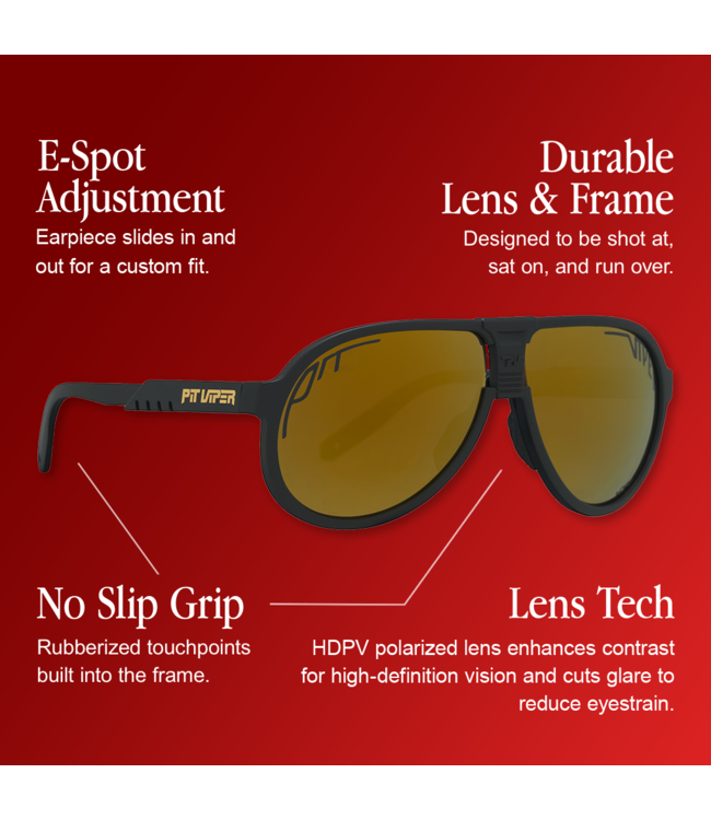 Pit Viper The Exec Jethawk-Polarized Gold
