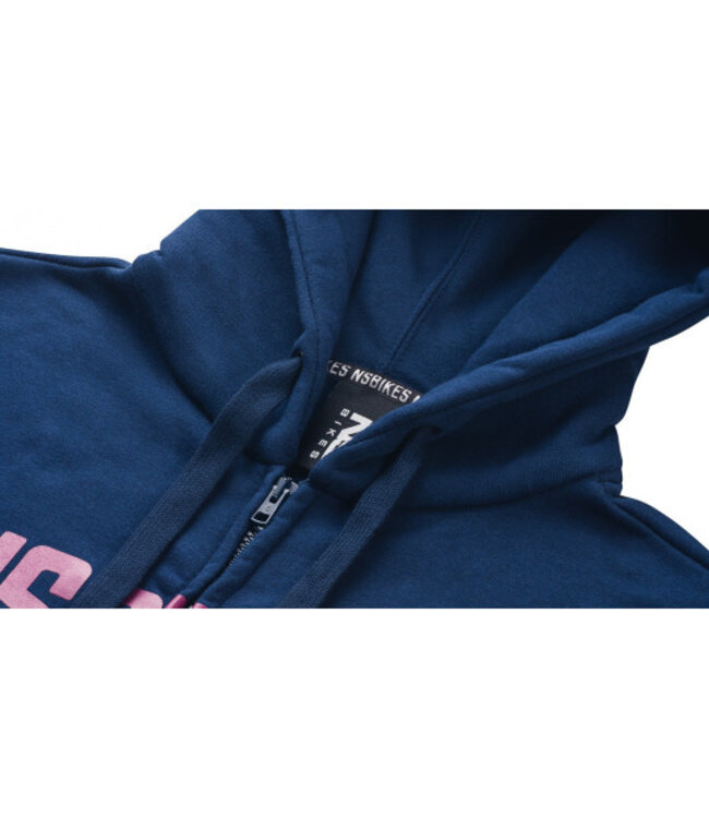 Ns Bikes Stay true zipper hoodie, Navy Blue