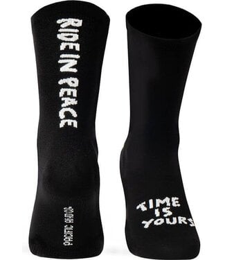 Pacific & Co Chaussettes Pacific & Co. Tricot RIDE IN PEACE Noir