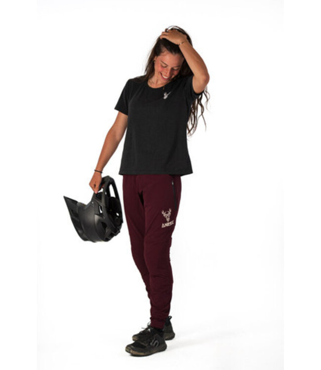 Animoz Animoz WILD Pants, Unisex, Burgundy