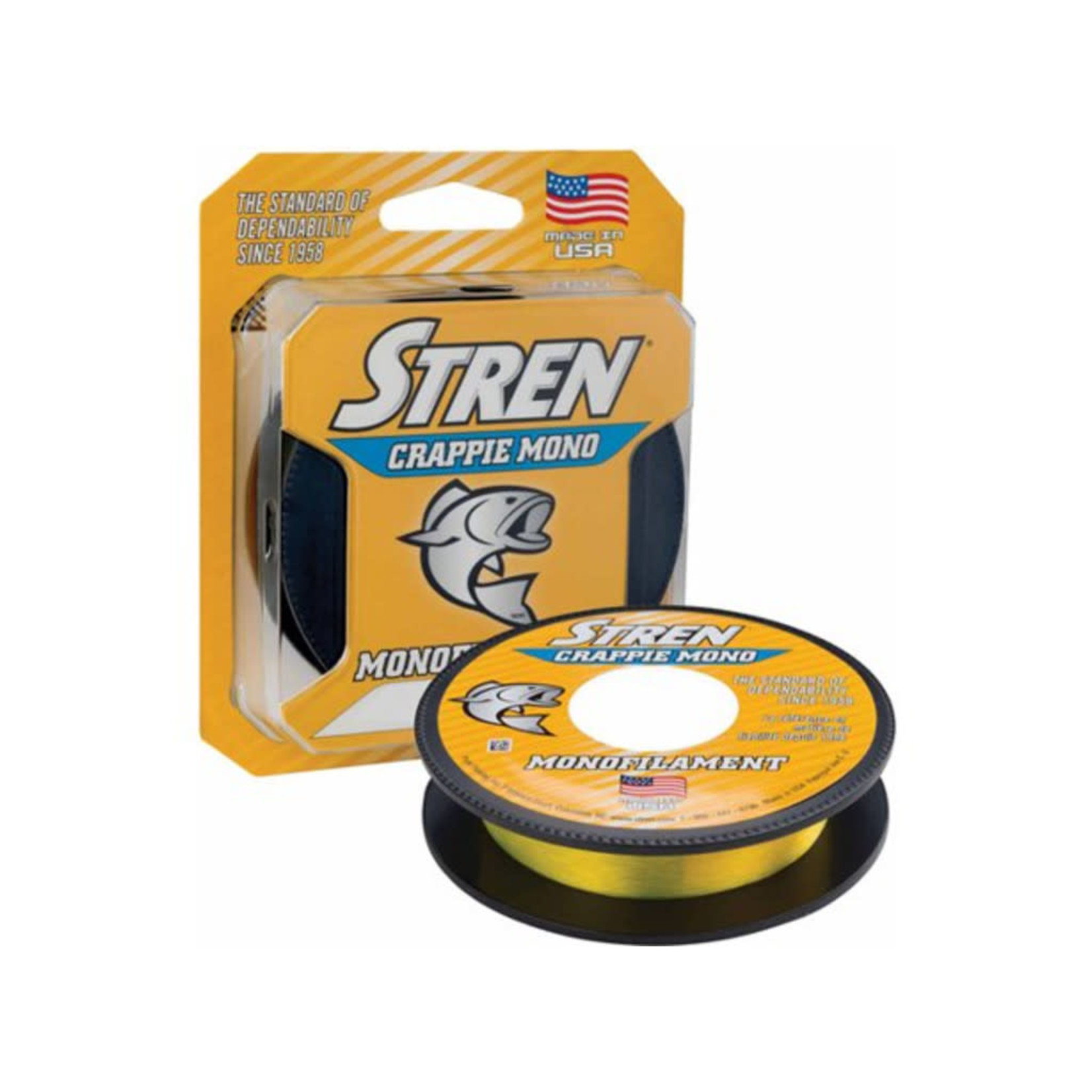 Stren Stren Crappie Monofilament Fishing Line - Hi-Vis Gold