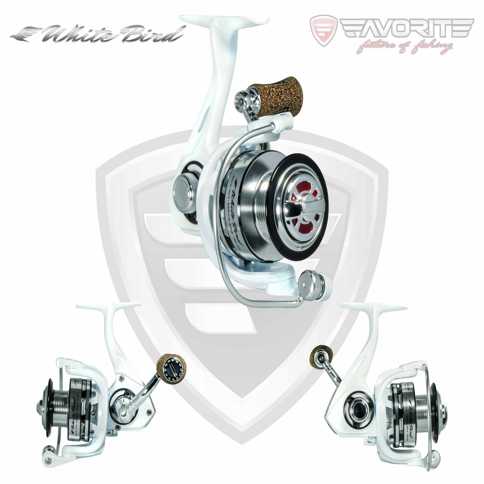 Favorite Favorite White Bird Spinning Reel