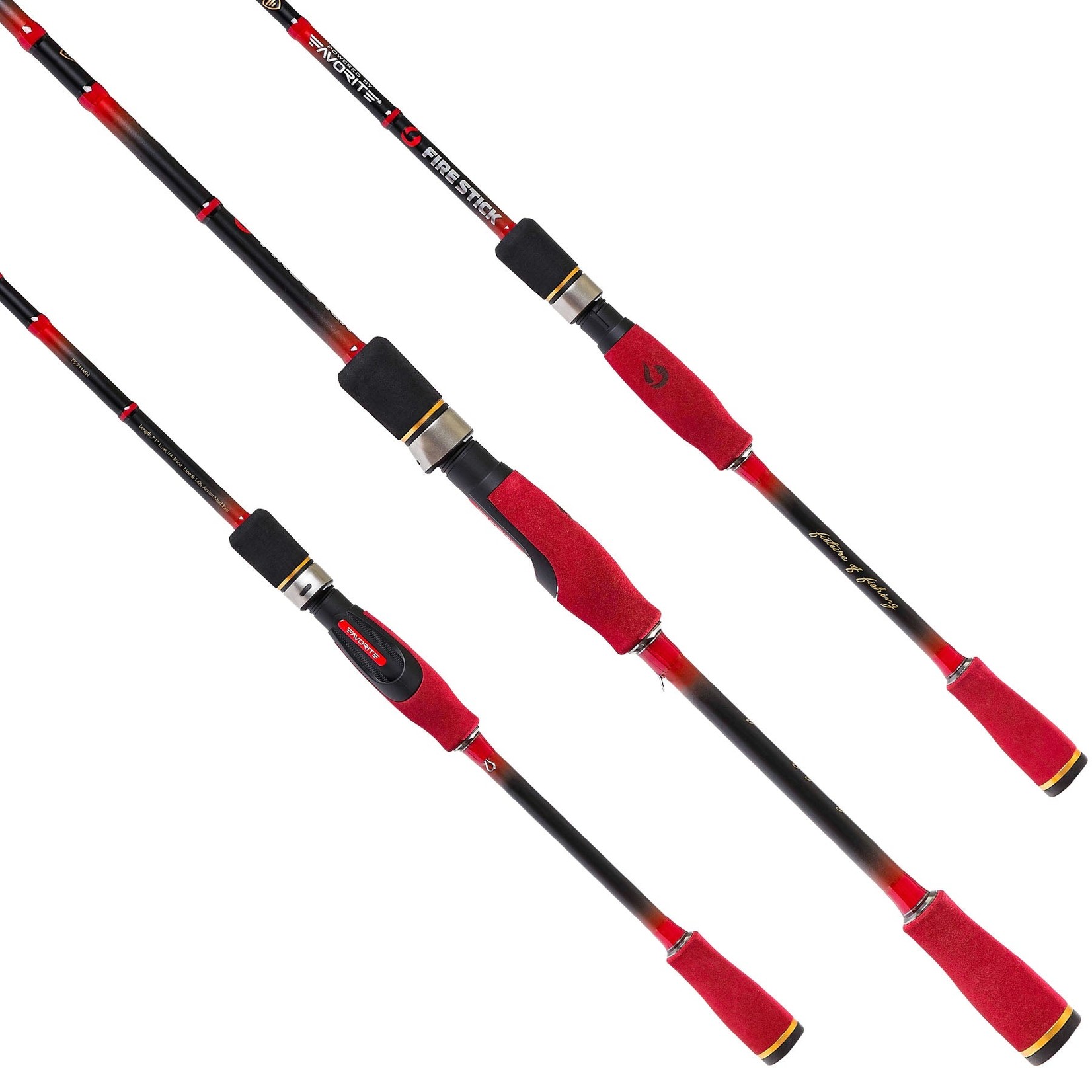 Favorite Favorite Fire Stick Spinning Rod - 7'1" MH
