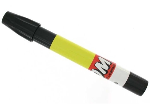 ZOOM DYE MARKER  ZOOM DYE MARKER ADD A LITTLE COLOR OR A LOT — IT'S UP TO  YOU! ZOOM® CHARTREUSE DYE MARKER LETS YOU SPICE UP YOUR FAVORITE LURES.  IT'S EVEN