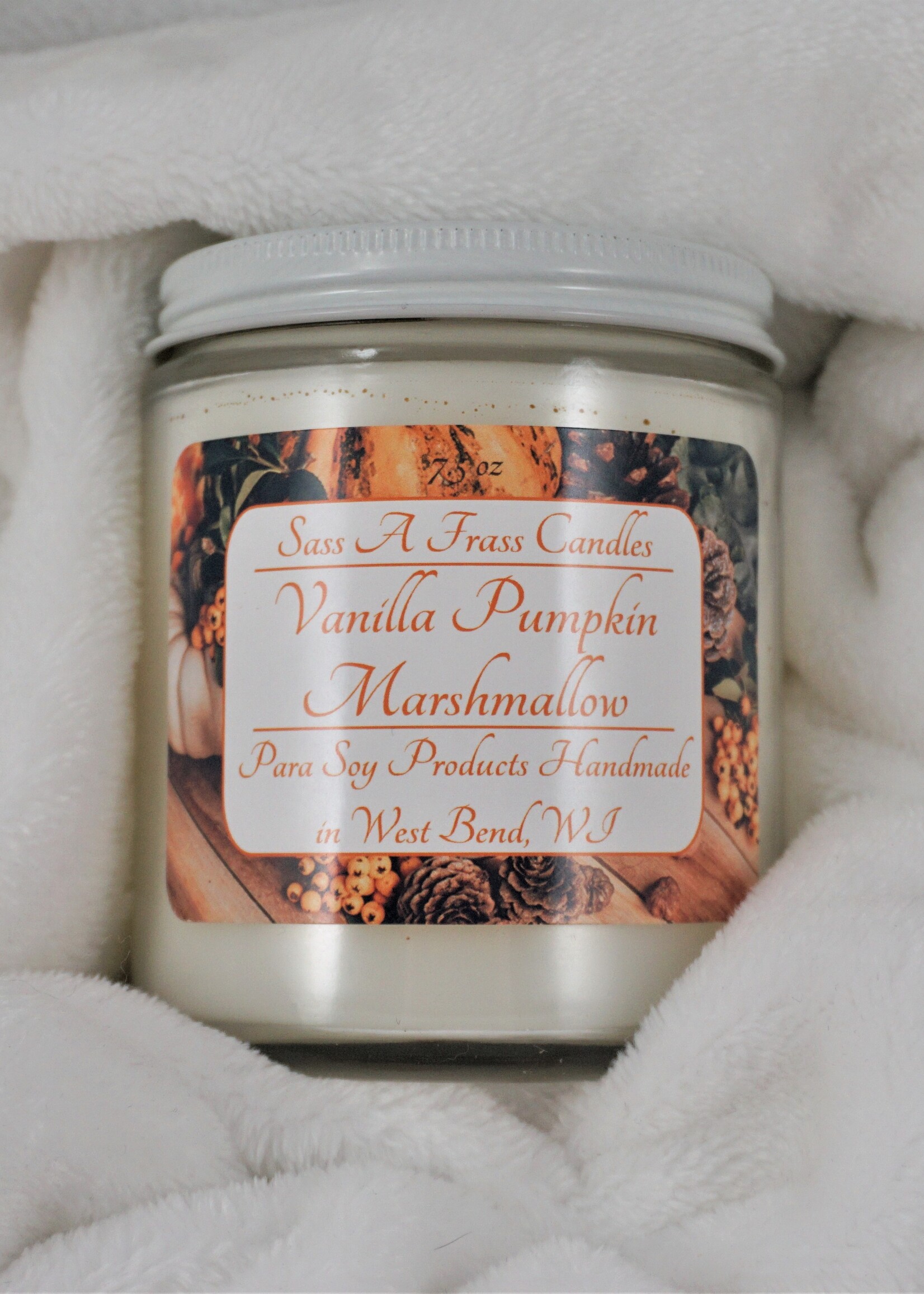Vanilla Pumpkin Marshmallow 7.5 oz Candle