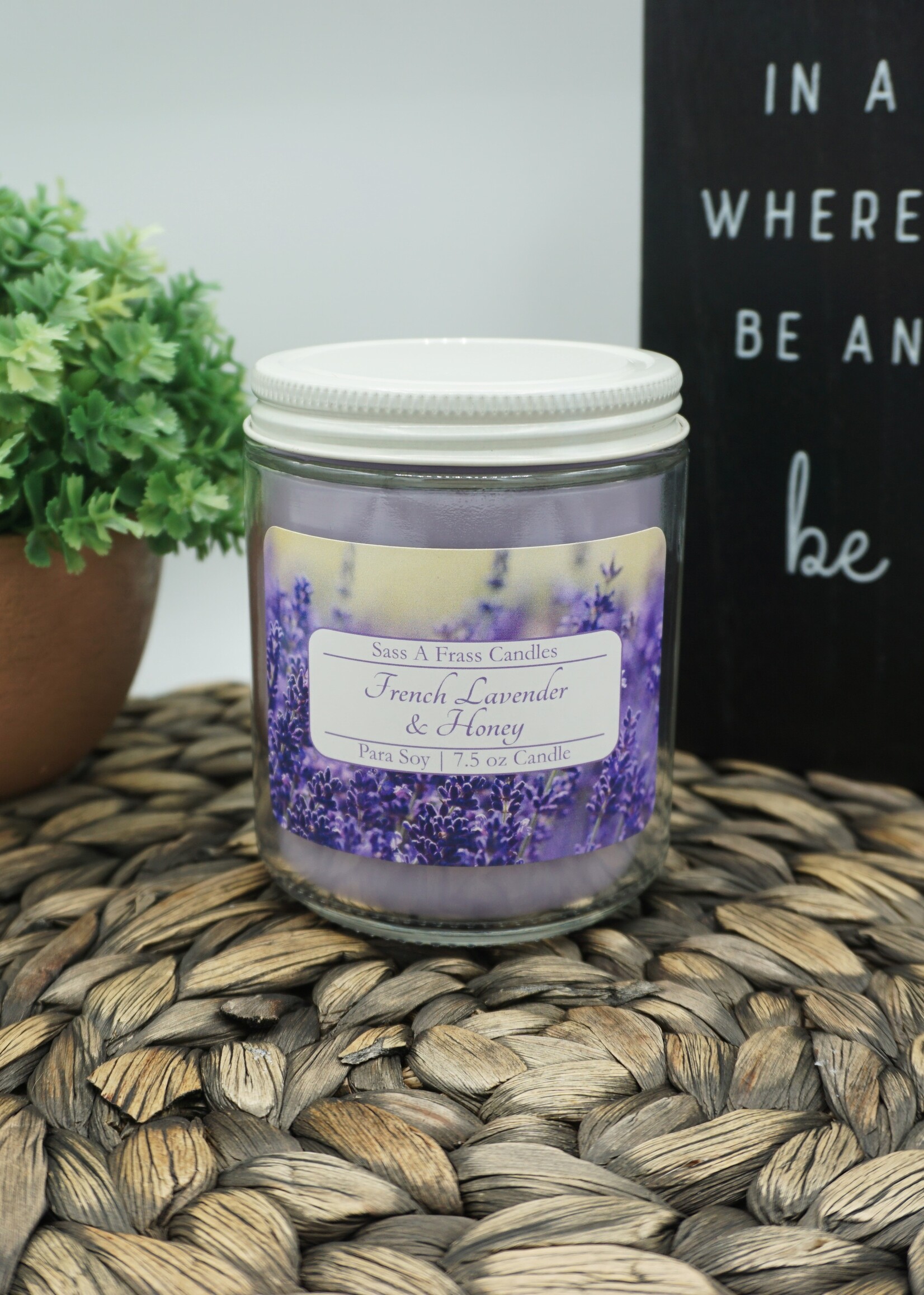 French Lavender & Honey 7.5 oz Candle