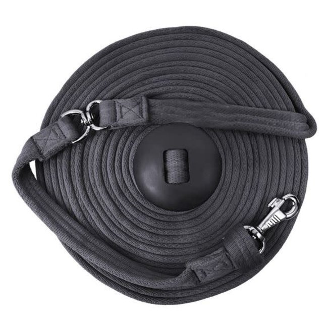 Swivel Cotton Lunge Line 30' Black