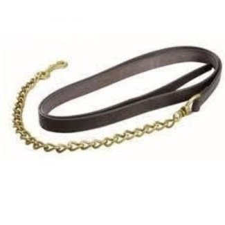 Leather Lead With Chain