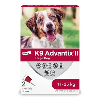 K9 Advantix II 11-25kg 2 dose