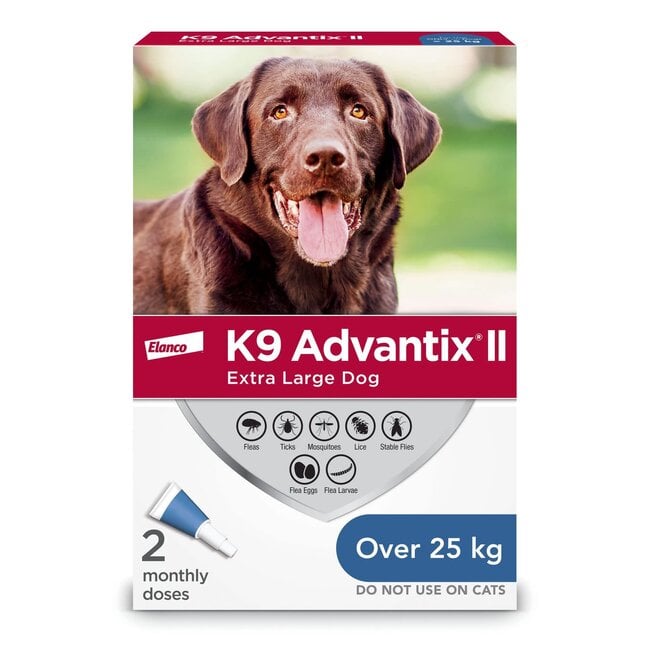 K9 Advantix II >25kg 2 dose