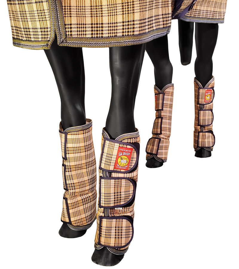 Baker Plaid Riding Boot Bag - 5/A Baker