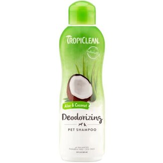 Tropiclean Aloe and Coconut Deoderizing Shampoo For Pets 20oz