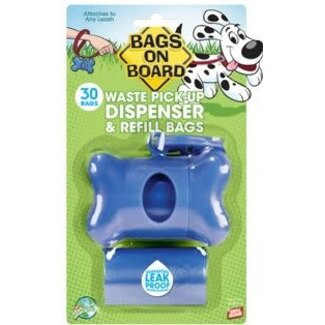 Bags On Board Poop Bags with Bone Dispenser