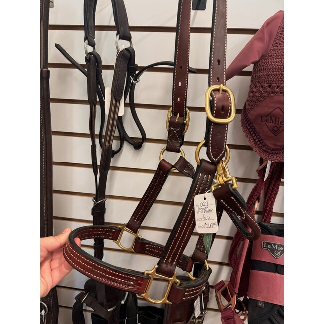 Weaver Leather Halter- full. USED, original tags still on.