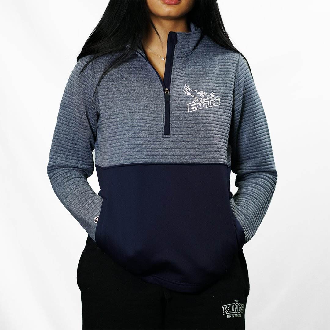 Ladies 1/4 Zip Sweater The King's University Shop