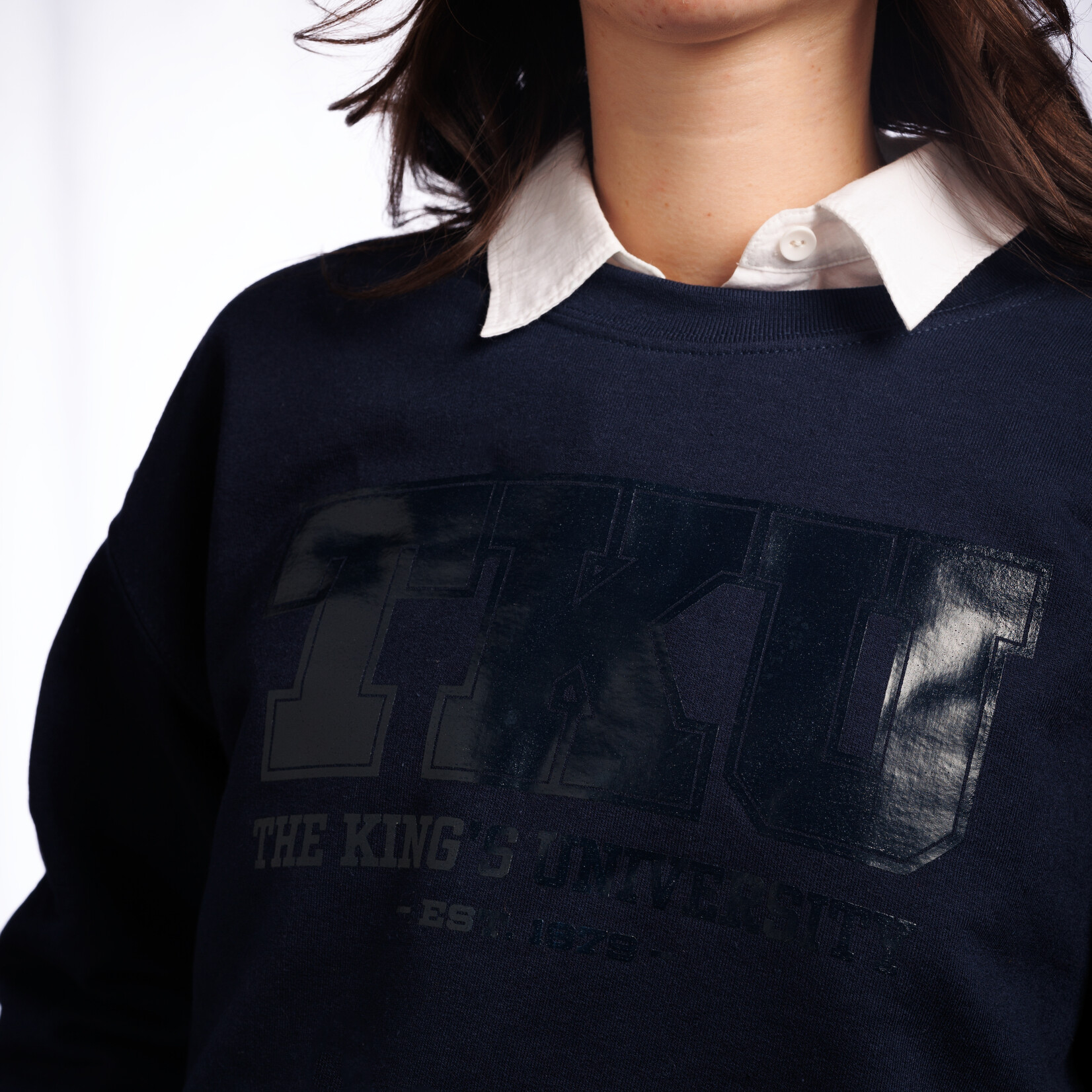 King's Beige Monochrome Crewneck