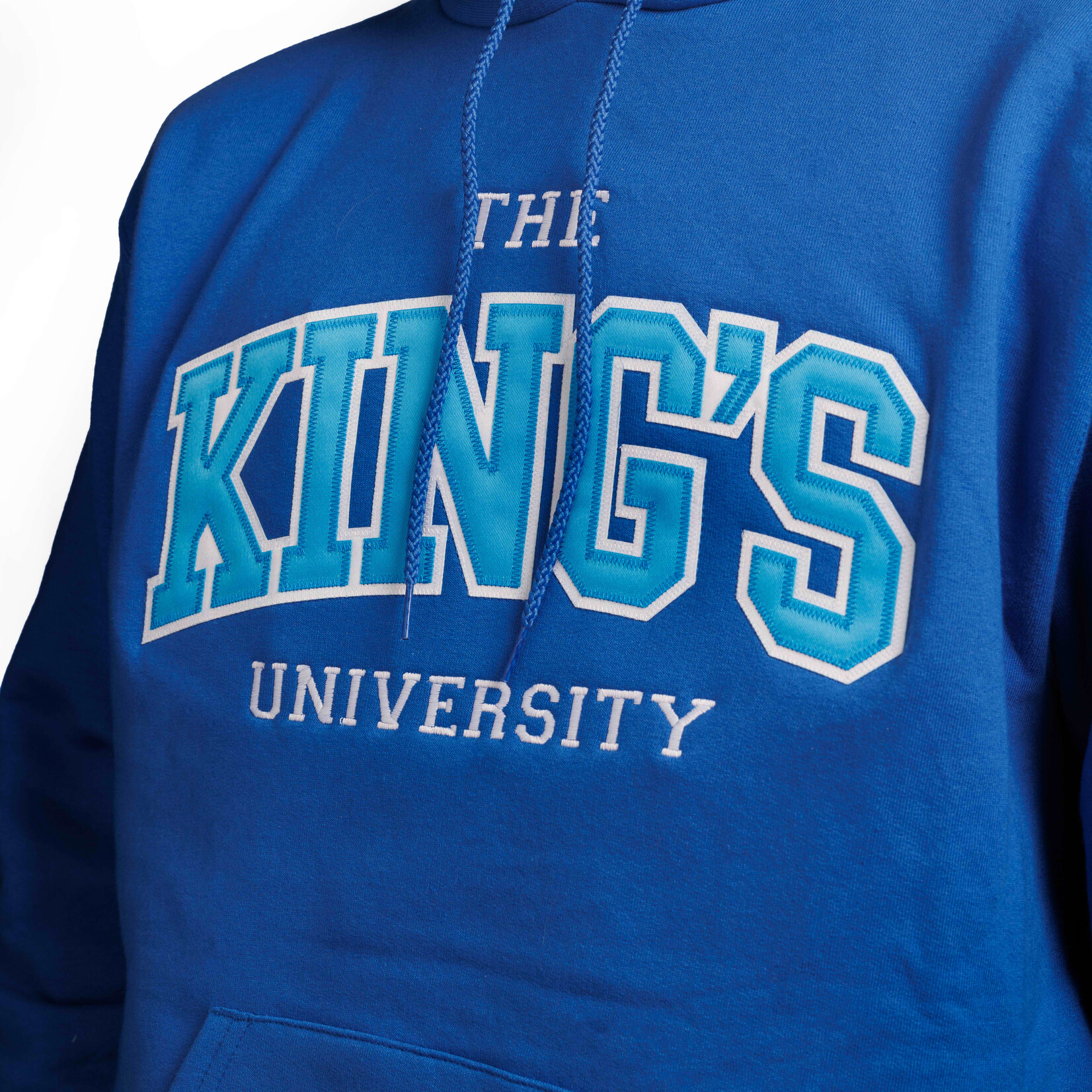 Blue King's Champion Applique Hoodie