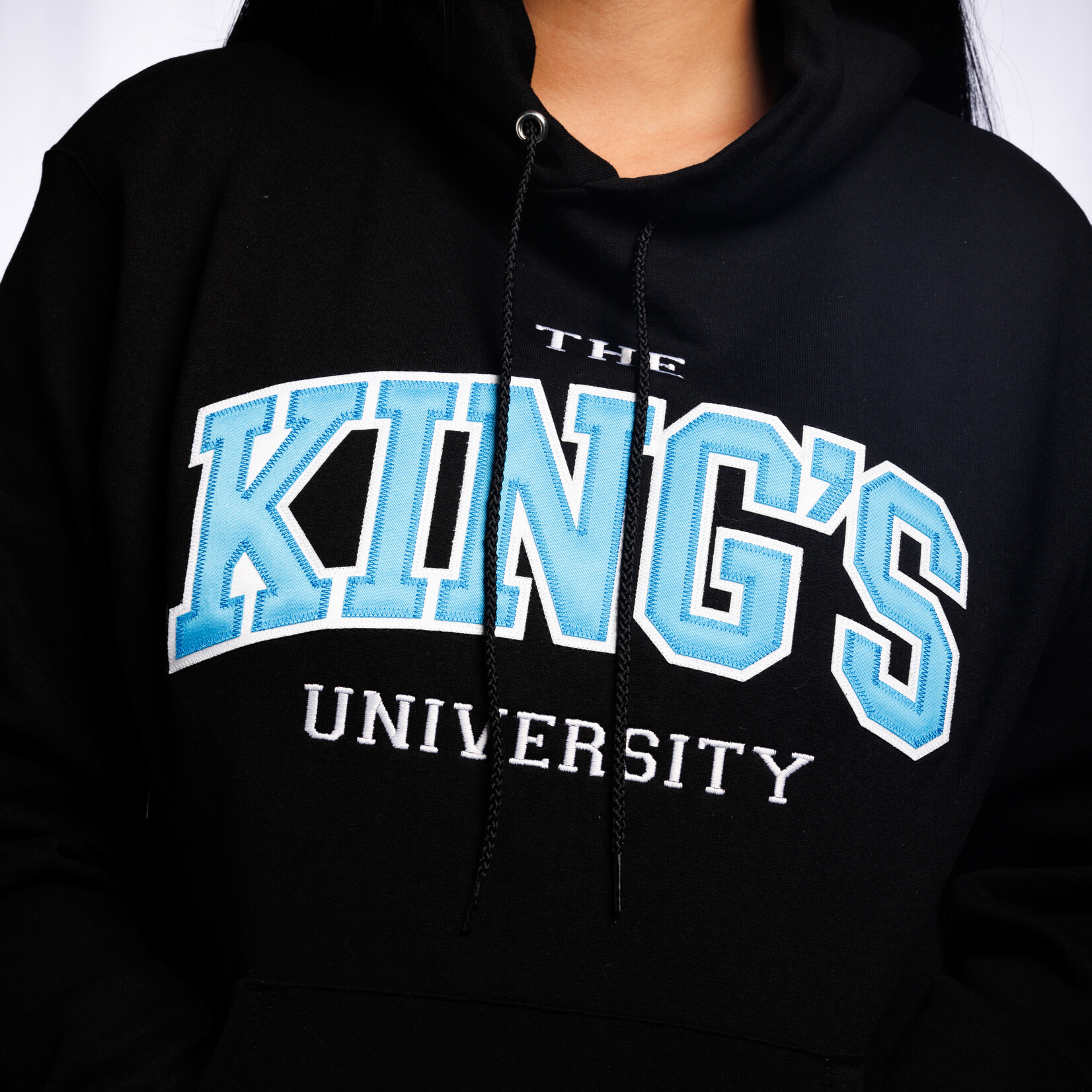 Black King's Applique Hoodie