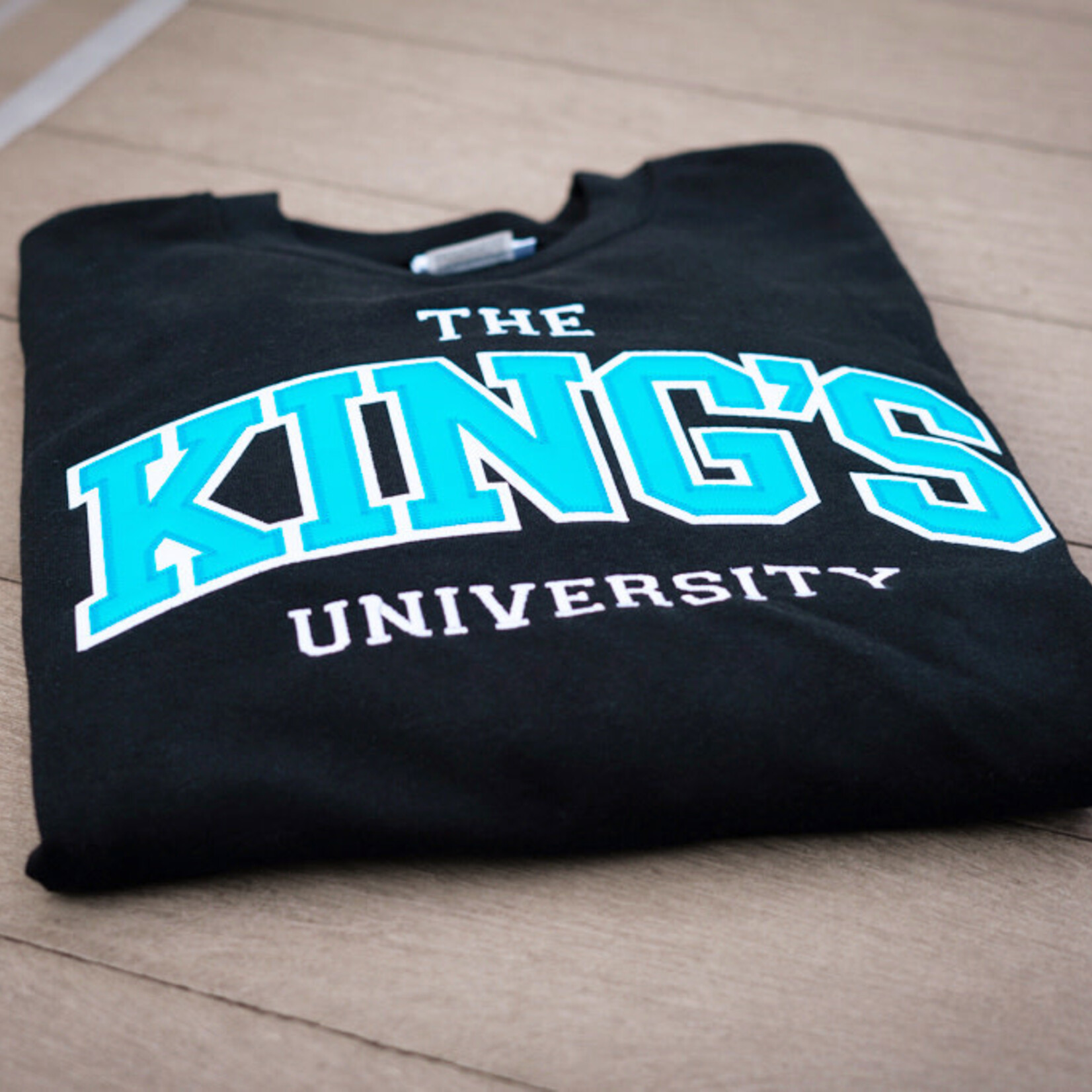 Blue King's Champion Applique Crewneck