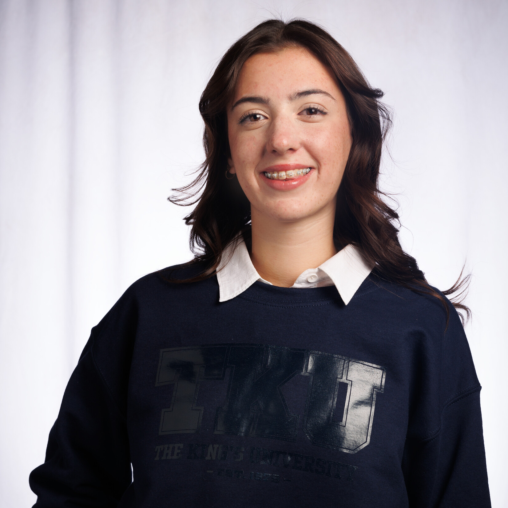King's Navy Monochrome Crewneck