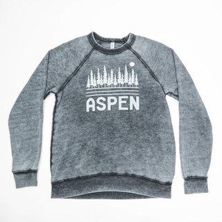 Retro Aspen Acid Wash Sweatshirt