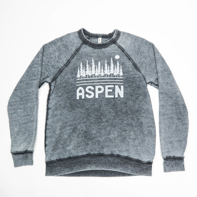 Ohana - Retro Aspen Acid Wash Sweatshirt