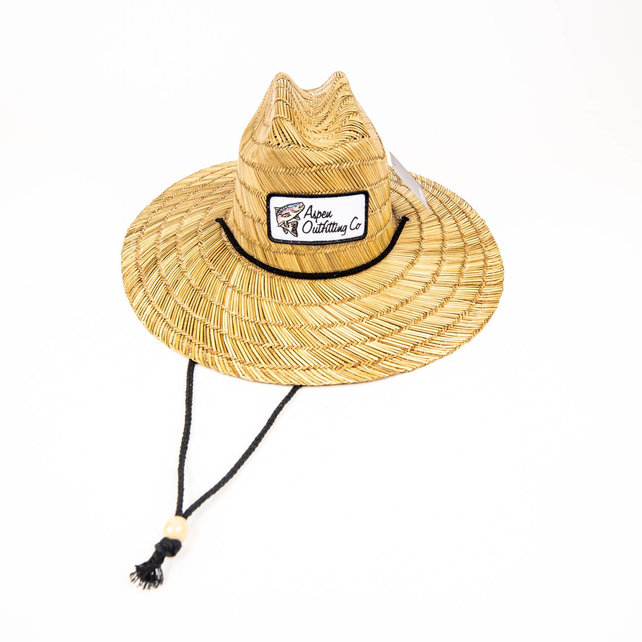 Richardson #827 Straw Hat - AOC Patch White