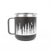Ohana - Treeline Camper Mug - Black Ohana - Treeline Camper Mug - Black