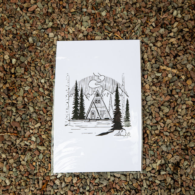 Ohana - Cozy Cabin - Print