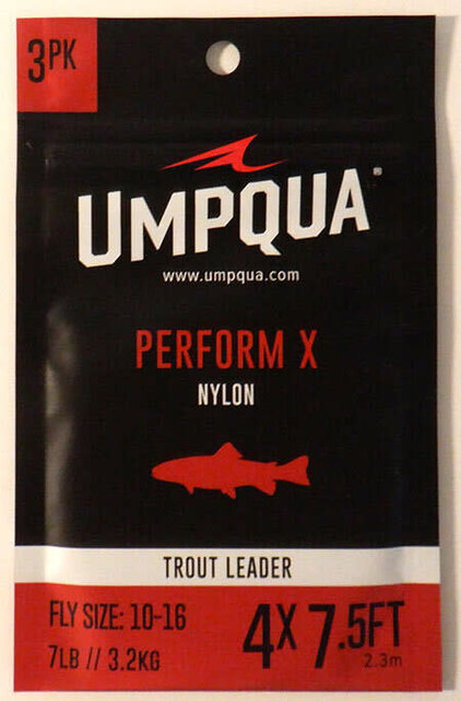 Umpqua Preform X Trout Leader 7.5" (3 Pack)