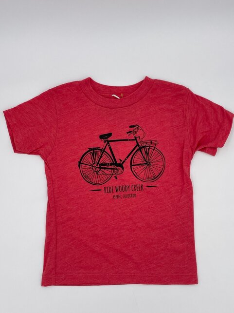 Ohana -  Ride Woody Creek - Kids Tee
