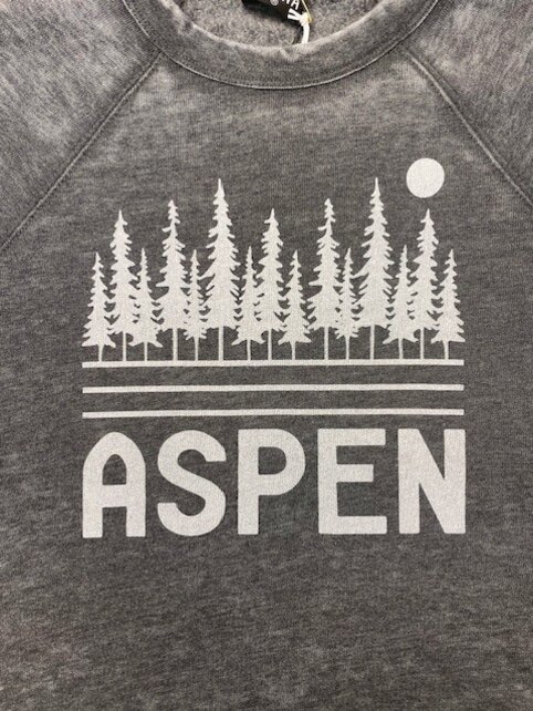 Ohana - Retro Aspen Acid Wash Sweatshirt