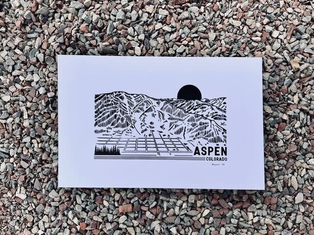 Ohana - Aspen Aerial - Print