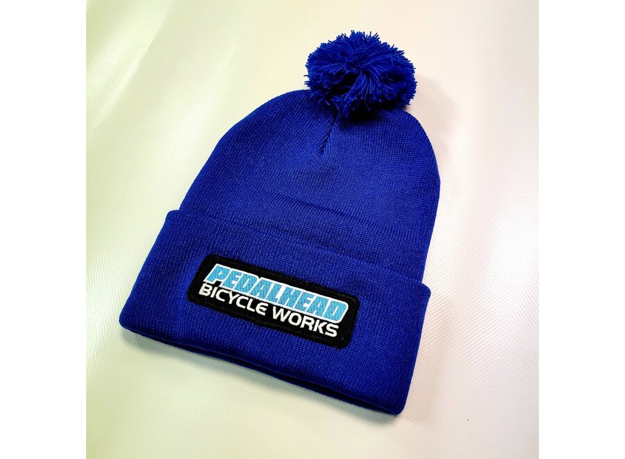 Pedalhead Blue Toque with Patch