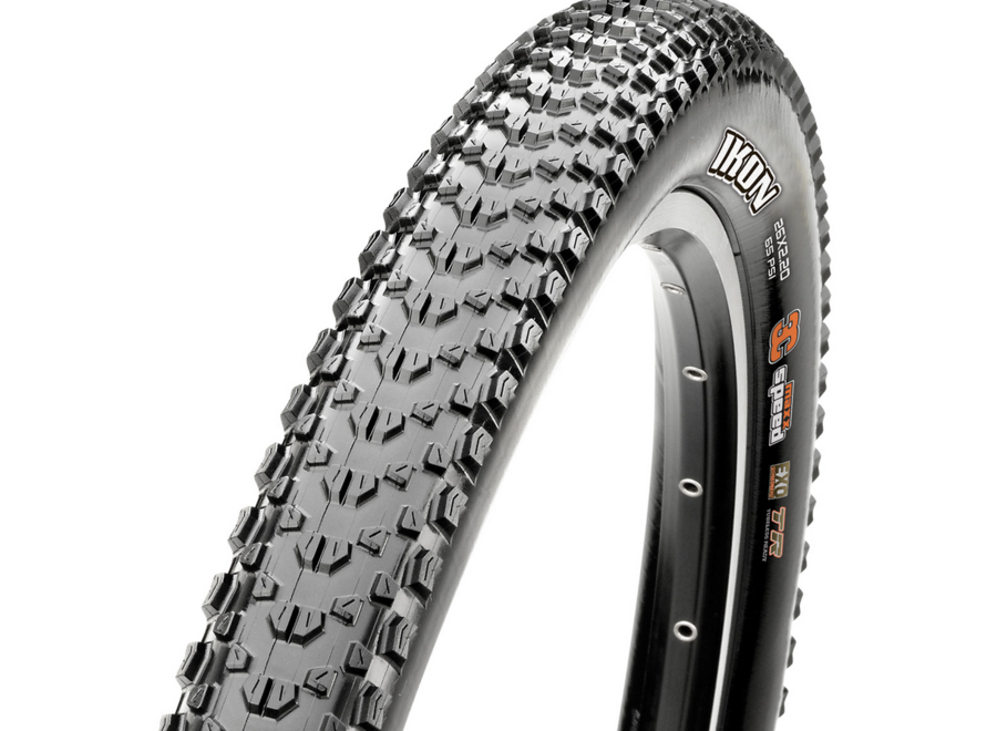 Ikon, Tire, 26''x2.20, Wire, Clincher, Single, 60TPI, Black