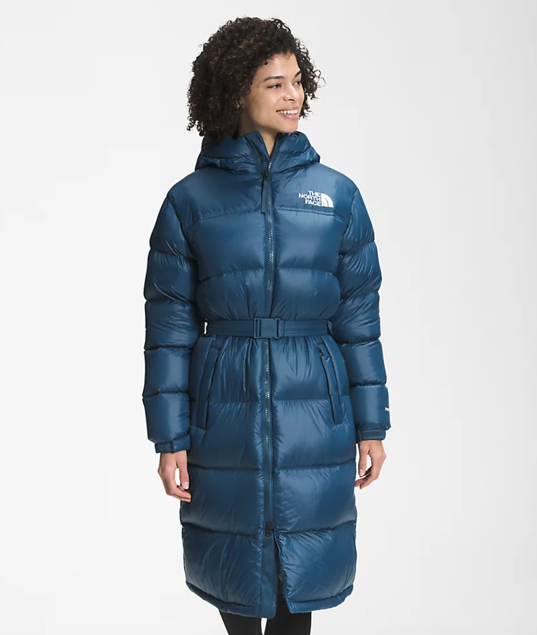 Nuptse Belted Long Parka Women's - Pedalhead / Out of Bounds